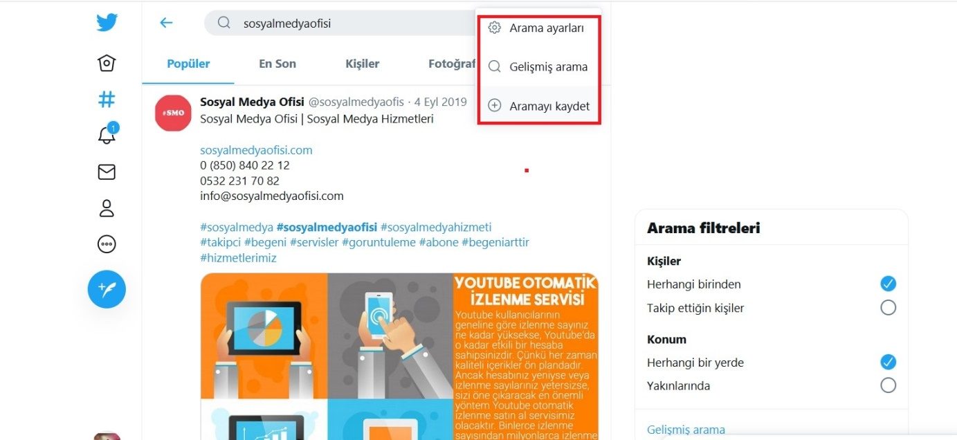 Twitter Arama Geçmişi Nasıl Silinir?