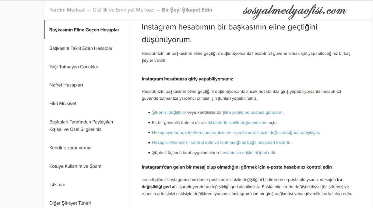 İnstagram Hesabıma Giriş Yapamıyorum