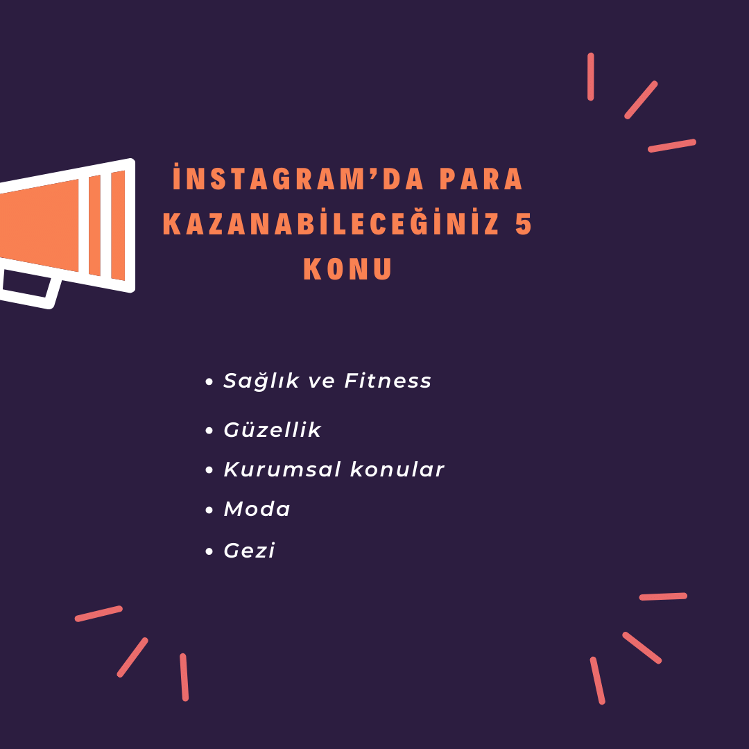 İnstagram’da Para Kazanabileceğiniz 5 Konu